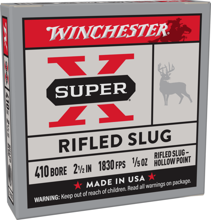 Winchester Super-X Shotshell 410 Bore 1/5 oz 2.5" Shotgun Slug Ammunition