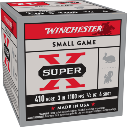 Winchester Super-X Shotshell 410 Bore 3/4 oz 3" Shotgun Ammunition