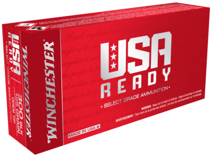 Winchester USA Ready .300 AAC Blackout 125 grain Open Tip Centerfire Rifle Ammunition