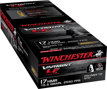 Winchester Varmint LF .17 Hornady Magnum Rimfire 15.5 grain NTX Polymer Tip Rimfire Ammunition