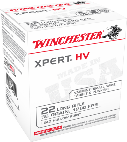 Winchester Xpert .22 Long Rifle 36 grain Copper Plated Hollow Point Rimfire Ammunition