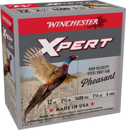 Winchester Xpert HV Steel Pheasant 12 Gauge 2.75in Size 5 Centerfire Shotgun Buckshot Ammunition