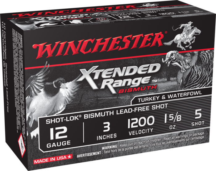 Winchester Xtended Range Bismuth 12 Gauge 1 5/8 oz 3" Shotgun Ammunition