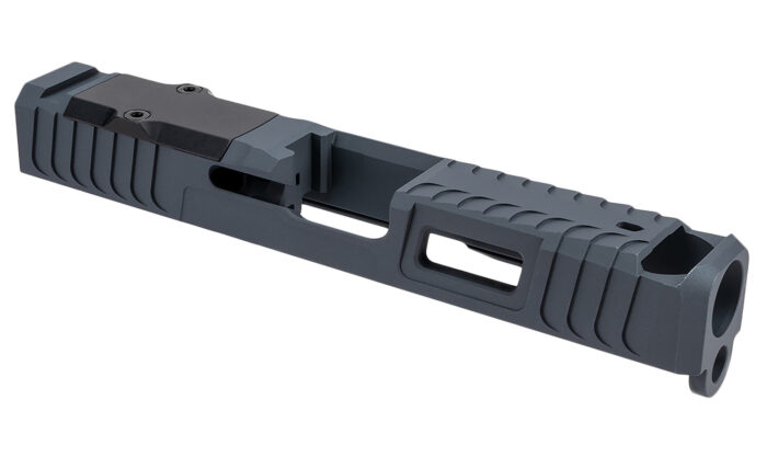 Zaffiri Precision ZPS.B.43.SG ZPS.IBS Custom Slide Fits Glock 43/43x Sniper Gray